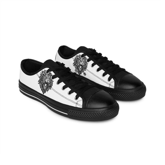 Stylish Lion Print Men's Sneakers - Casual Comfort Footwear